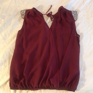 Charolette Russe wrap top